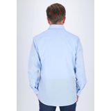 ETERNA - Modern Fit - Overhemd - Lichtblauw - Popeline - Strijkvrij