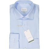 ETERNA - Modern Fit - Overhemd - Lichtblauw - Popeline - Strijkvrij