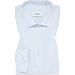 ETERNA - Modern Fit - Overhemd - Lichtblauw - Popeline - Strijkvrij