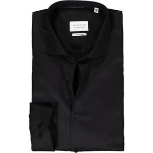 MARVELIS - Overhemd - Zwart - Poplin - Slim Fit