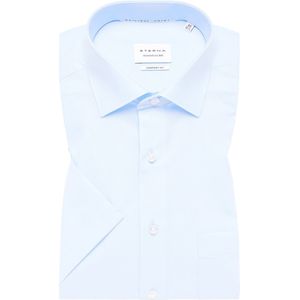 ETERNA - Comfort Fit - Overhemd - Lichtblauw - Popeline - Strijkvrij