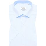 ETERNA - Comfort Fit - Overhemd - Lichtblauw - Popeline - Strijkvrij