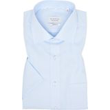 ETERNA - Modern Fit - Overhemd - Lichtblauw - Popeline - Strijkvrij