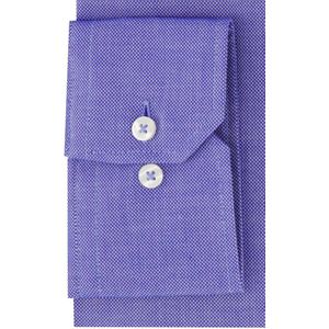 Eterna - Comfort Fit - Overhemd - Blauw - Katoen - Strijkvrij