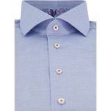 Eterna - Lichtblauwe Overhemdjurk - Katoen