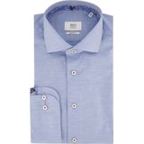 Eterna - Lichtblauwe Overhemdjurk - Katoen