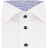 ETERNA - Overhemd - Blauw - Poplin - Strijkvrij