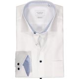 ETERNA - Overhemd - Blauw - Poplin - Strijkvrij