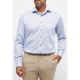 Eterna - Heren Overhemd - Blauw - Twill - Strijkvrij
