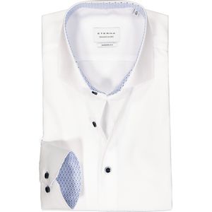 ETERNA - Modern Fit - Overhemd - Wit - Popeline