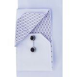 ETERNA - Comfort Fit - Overhemd - Lichtblauw - Popeline - Strijkvrij