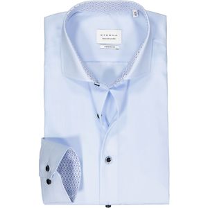 ETERNA modern fit overhemd, popeline, lichtblauw (contrast)
