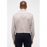 ETERNA - Overhemd - Beige - 100% Katoen - Strijkvrij - Kent Kraag