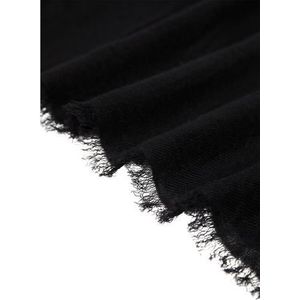 Sjaal in zwart vlakte