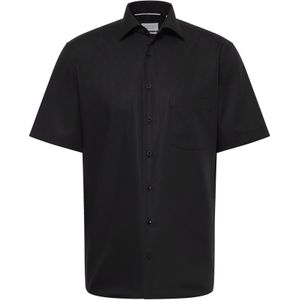 ETERNA - Modern Fit Overhemd - Korte Mouwen - Licht Blauw - Poplin