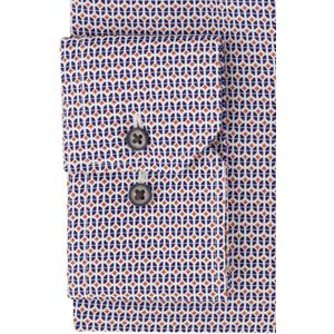 Eterna - Modern Fit Overhemd - Rood - Katoen - Strijkvrij