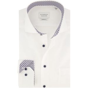 Eterna - Modern Fit - Overhemd - Wit - Katoen - Normale Pasvorm