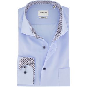 Eterna - Modern Fit - Overhemd - Blauw - 100% Katoen