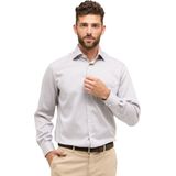 ETERNA - Comfort Fit - Overhemd - Beige - Structuurweving - Strijkvrij