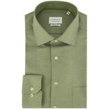 ETERNA comfort fit overhemd, structuur, groen