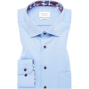 ETERNA - Modern Fit - Overhemd - Middenblauw - Twill