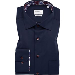 ETERNA - Comfort Fit - Overhemd - Donkerblauw - Twill