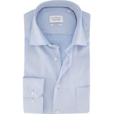 ETERNA - Overhemd - Blauw - Effen - Kent Kraag - Lange Mouwen