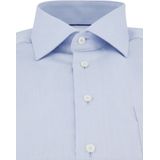 ETERNA - Overhemd - Blauw - Effen - Kent Kraag - Lange Mouwen