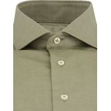 Eterna - Modern Fit Overhemd - Groen - 56% Lyocel 40% Katoen 4% Stretch