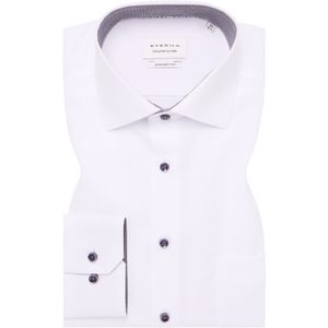 ETERNA - Comfort Fit - Overhemd - Wit - Popeline