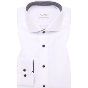 ETERNA modern fit overhemd, popeline, wit (contrast)