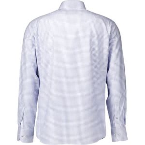 Eterna - Lange Mouw Overhemd - Lichtblauw - Katoen - Slanke Fit