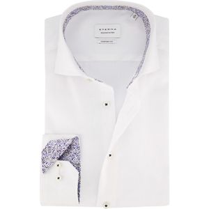 Eterna - Overhemd - Wit - Katoen - Strijkvrij