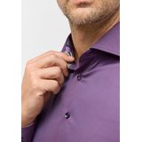 ETERNA - Modern Fit - Overhemd - Paars - Twill