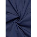 Overhemden - Navy - Katoen - Getailleerd - Zonder Borstzak - Knoopsluiting - Strijkvrij