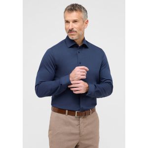 Eterna - Overhemd - Navy - Slim fit - NON IRON (strijkvrij)