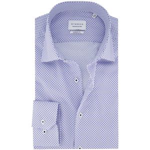 Eterna - Overhemd - Lichtblauw - 100% Katoen - Lange Mouwen