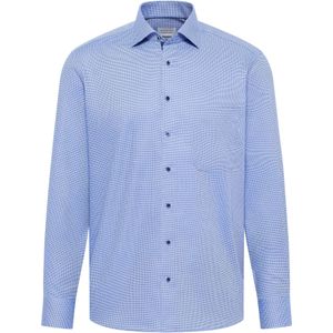 Eterna - Comfort Fit - Overhemd - Blauw - 100% Katoen