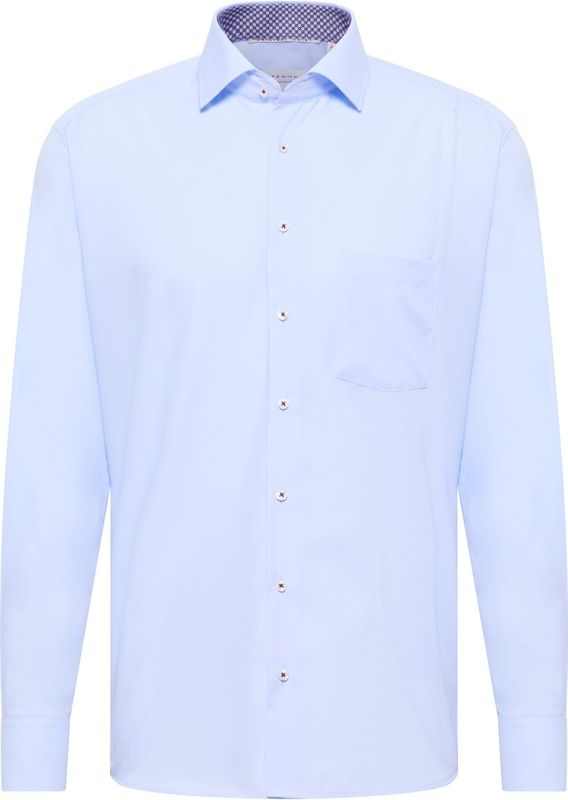 ETERNA - Overhemd - Lichtblauw - Poplin - Strijkvrij