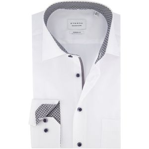 Eterna - Modern Fit - Overhemd - Wit - Katoen - Strijkvrij