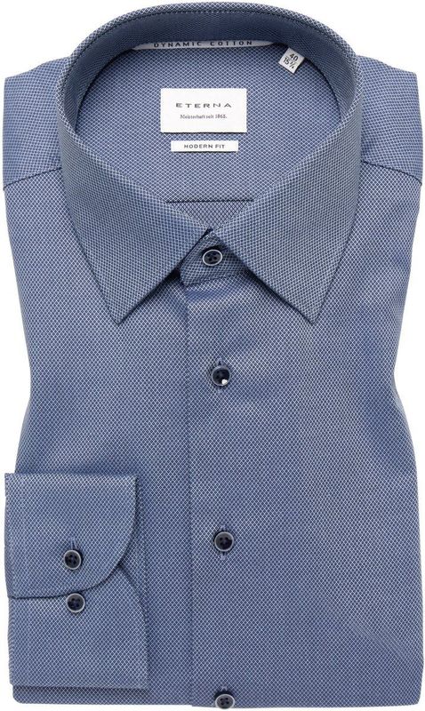 ETERNA - Overhemd - Effen - Regular Fit - Lange Mouwen - Puur Katoen - Strijkvrij
