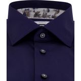 Eterna - Luxury Overhemd - Donkerblauw - 100% Katoen - Comfort Fit