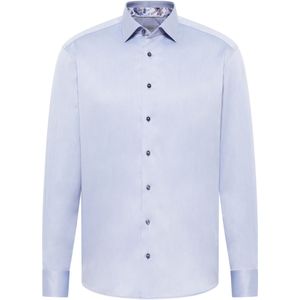 Eterna - Luxury - Overhemd - Blauw - Katoen - Comfort Fit