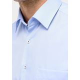 ETERNA - Comfort Fit Overhemd - Lichtblauw - 100% Katoen - Strijkvrij