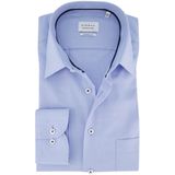 ETERNA - Comfort Fit Overhemd - Lichtblauw - 100% Katoen - Strijkvrij