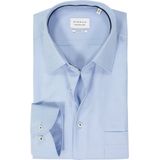 ETERNA - Comfort Fit Overhemd - Lichtblauw - 100% Katoen - Strijkvrij