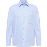 Eterna - Comfort Fit - Overhemd - Lichtblauw - Katoen