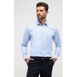 ETERNA - Heren Overhemd - Lichtblauw - Katoen - Strijkvrij