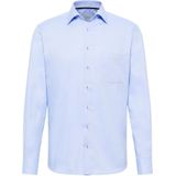ETERNA - Heren Overhemd - Lichtblauw - Katoen - Strijkvrij