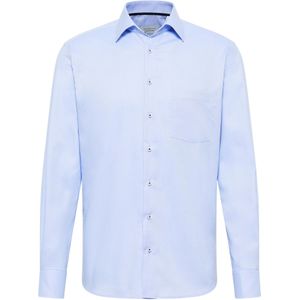 ETERNA - Heren Overhemd - Lichtblauw - Katoen - Strijkvrij